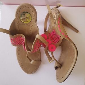 Tory Burch Tanya Toe-ring Sandal Pumps